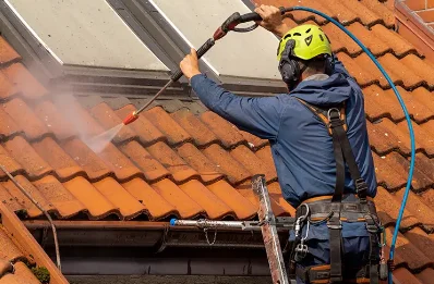Démoussage et hydrofuge de toiture à Villefort